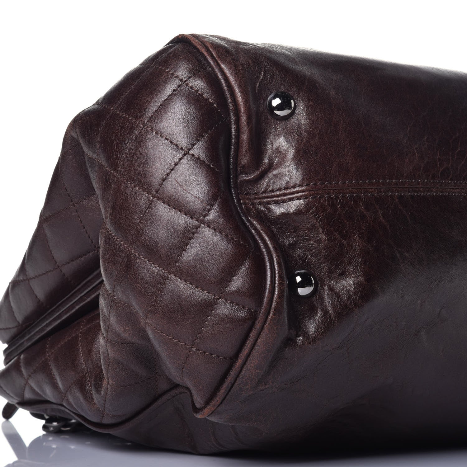 Chanel Calfskin Medium Perfect Day Tote Dark Brown 8 of 10