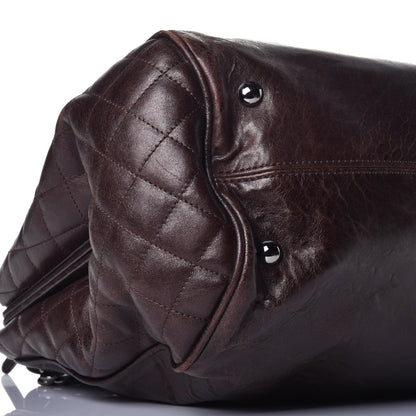 Chanel Calfskin Medium Perfect Day Tote Dark Brown 8 of 10
