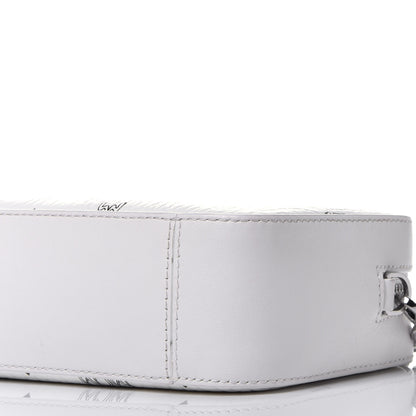 MCM Visetos Camera Crossbody Bag White 9 of 9