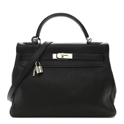 Hermes Togo Kelly Retourne 32 Black 1 of 12