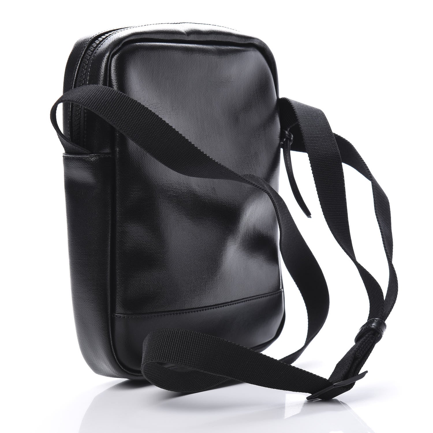 Saint Laurent Coated Canvas Rivington Race Pouch Black 3 of 9