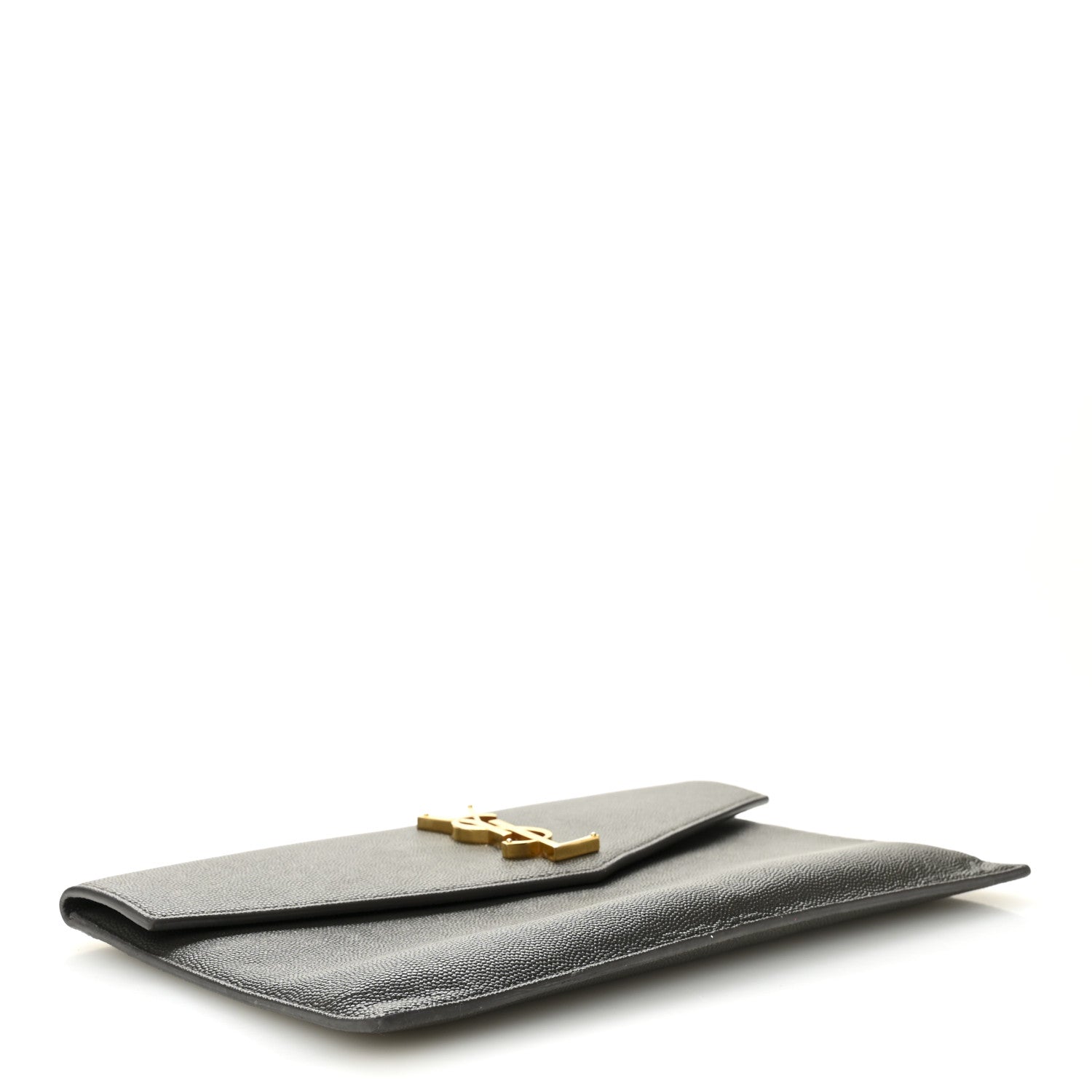 Saint Laurent Grain De Poudre Uptown Pouch Pebble 4 of 8