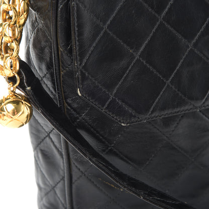 Chanel Lambskin Quilted Flap Shoulder Bag Black 16 of 17