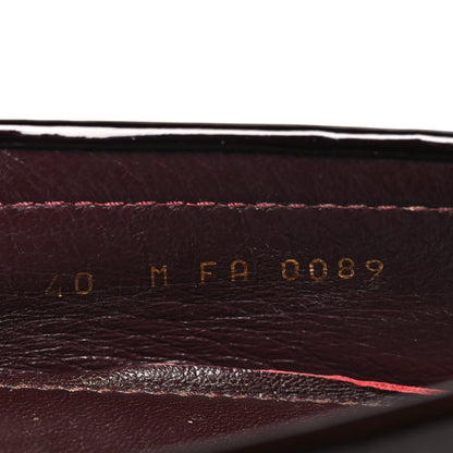 Louis Vuitton Patent Calfskin Oxford Loafers 40 Rouge Fauviste 8 of 9