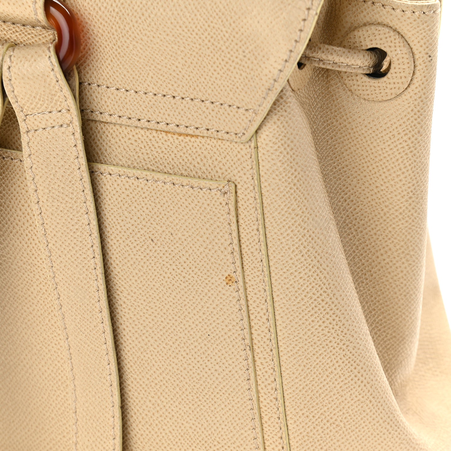 Chanel Caviar Tortoise CC Backpack Beige 13 of 13