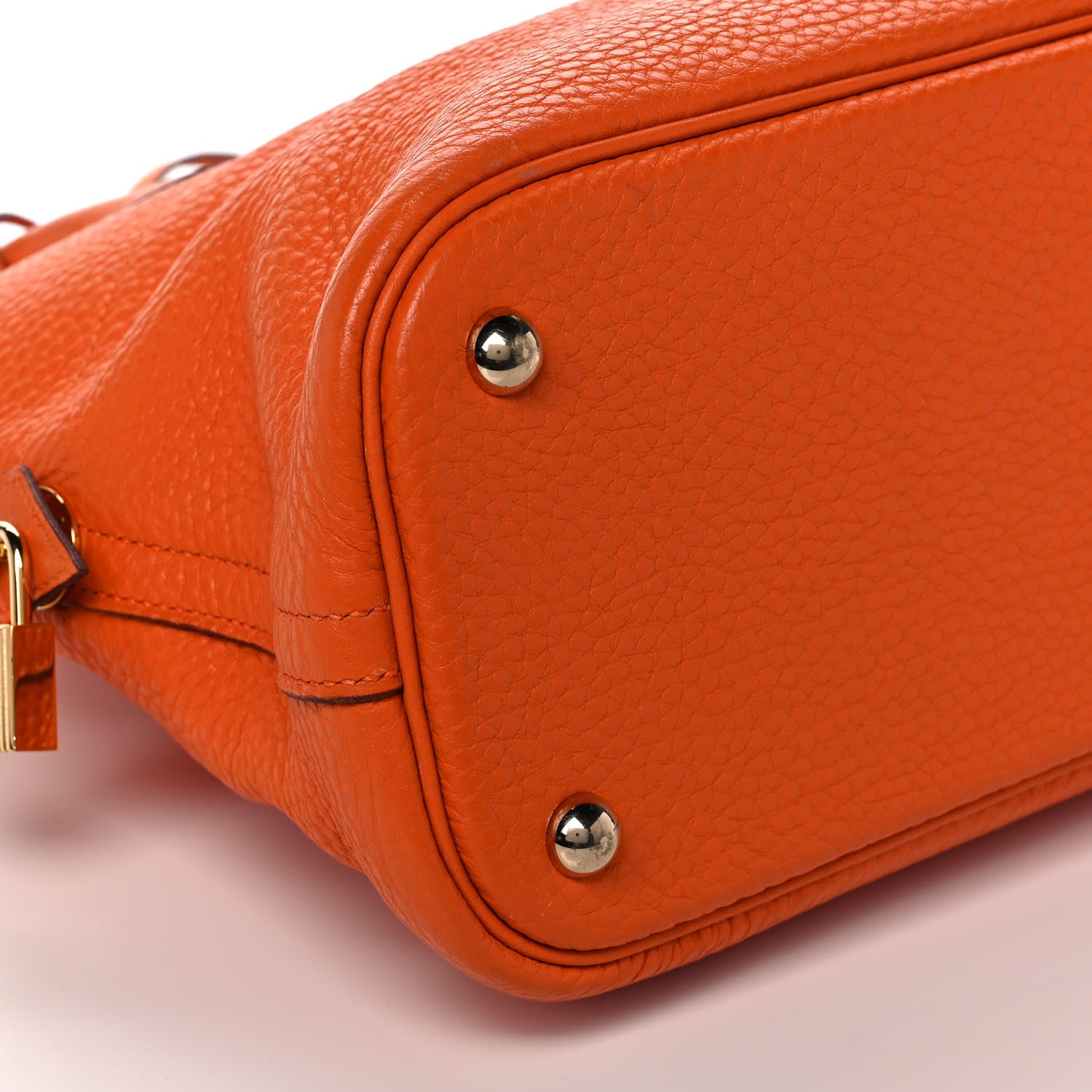 Hermes Taurillon Clemence Bolide 31 Orange 8 of 9