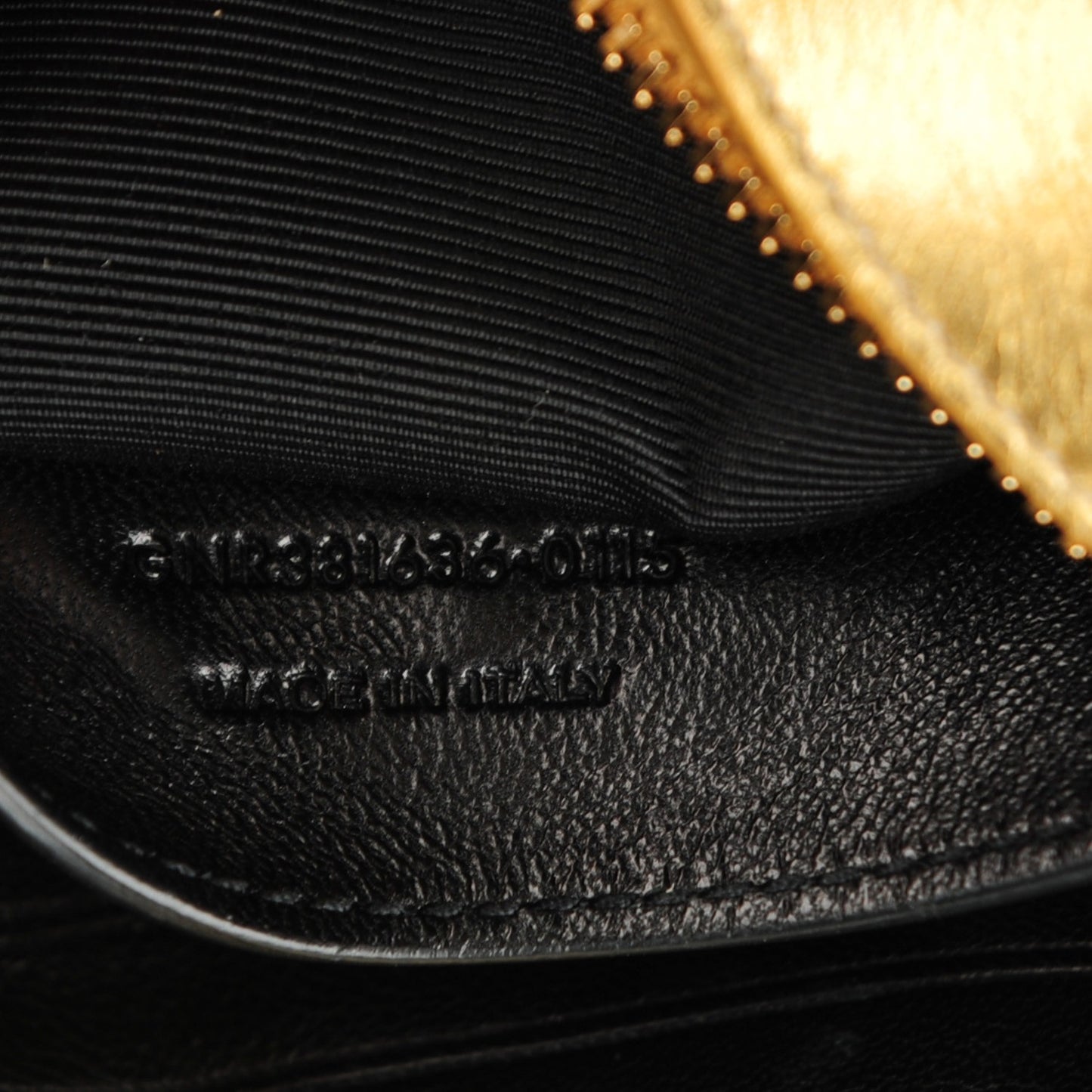 Metallic Calfskin Small Classic Monogram Camera Bag Gold