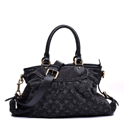 Louis Vuitton Denim Neo Cabby MM Black 1 of 10