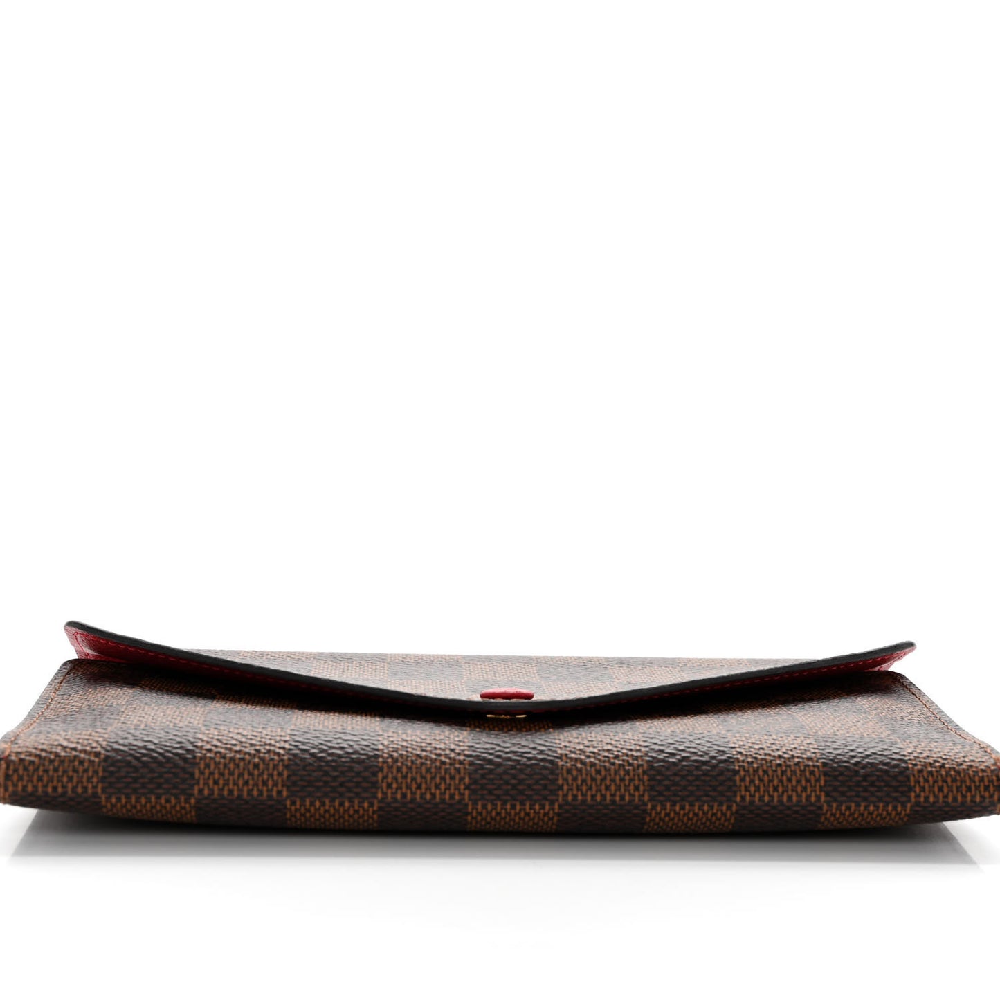 Damier Ebene Josephine Wallet Red