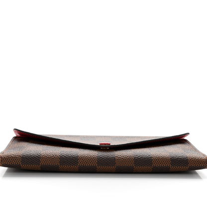 Louis Vuitton Damier Ebene Josephine Wallet Red 10 of 11