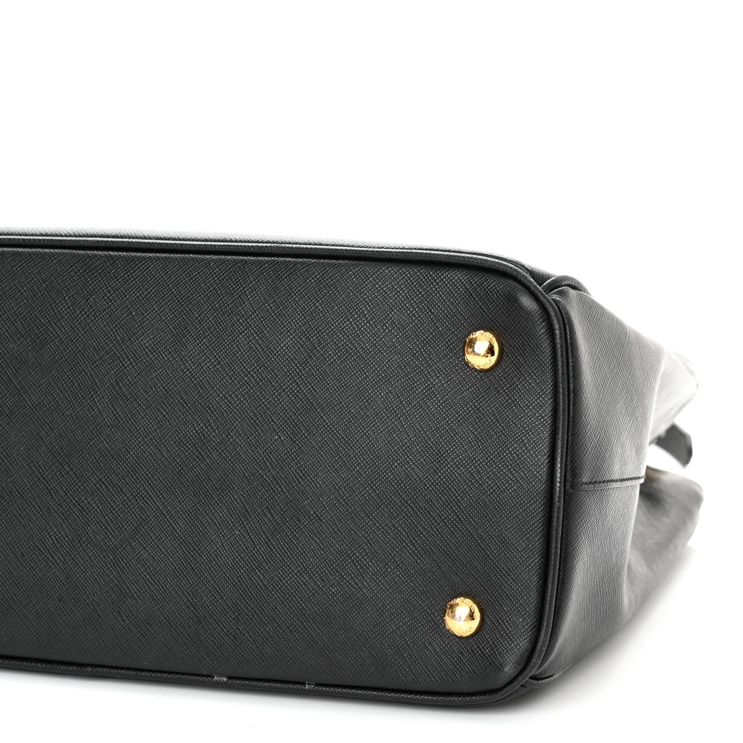 Saffiano Lux Medium Tote Black