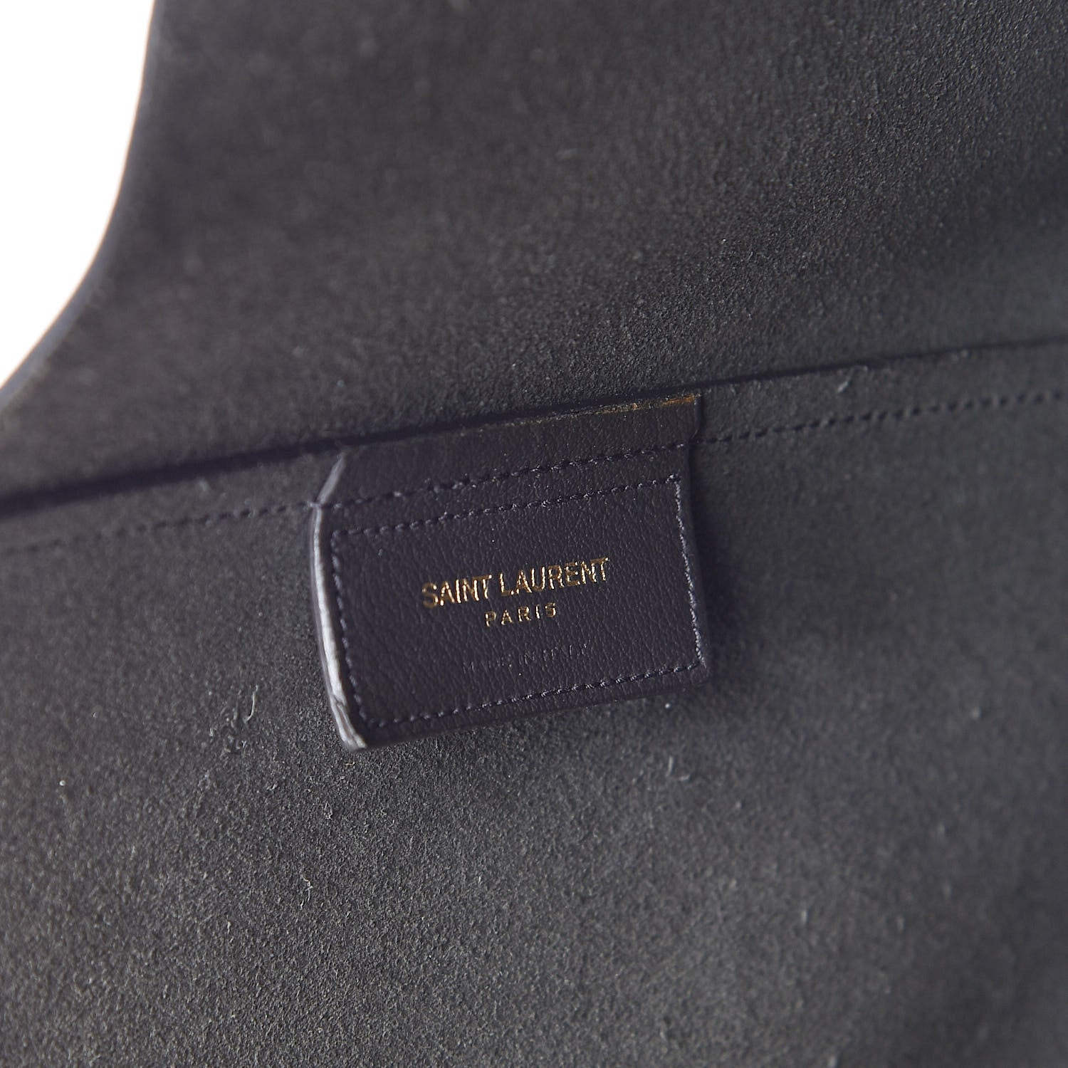 Saint Laurent Calfskin Large Shopping Tote Dark Grey 7 of 21