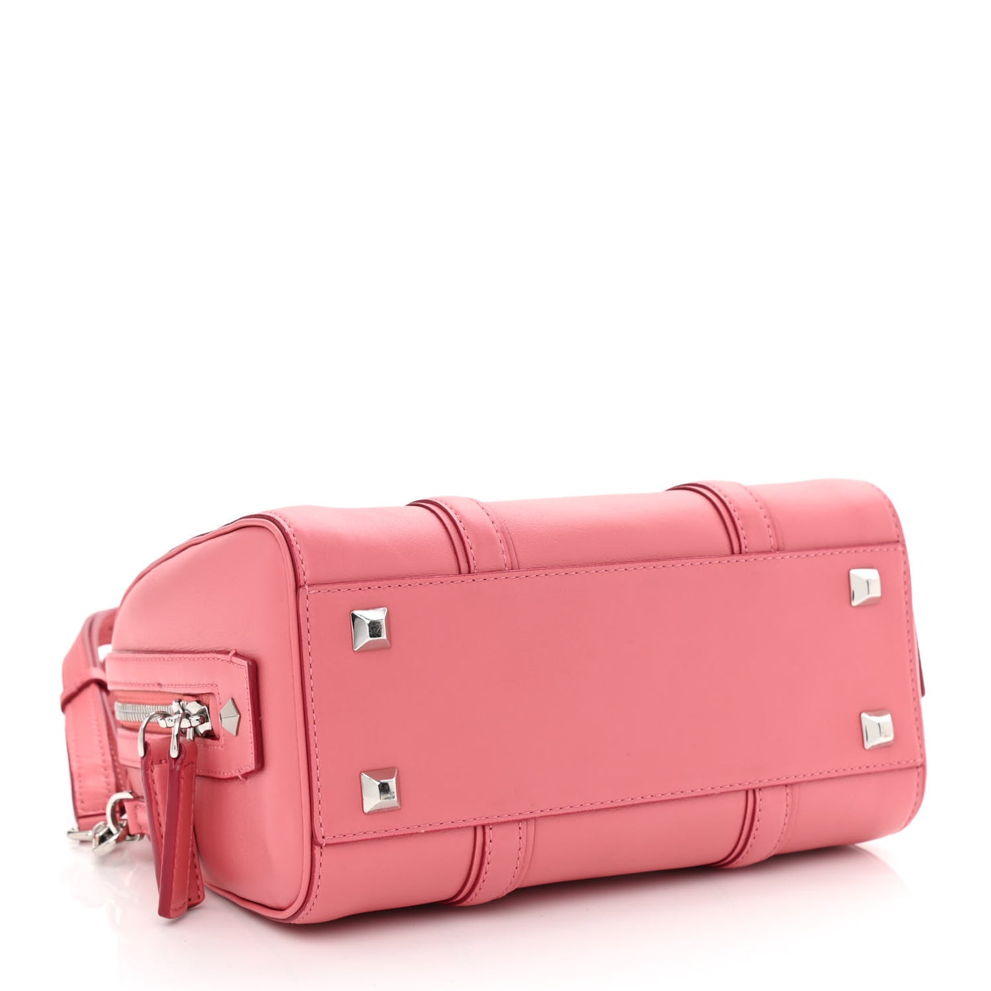 Calfskin Small Essential Boston Bag Pink