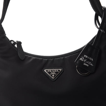 Prada Tessuto Nylon Mini Re-Edition 2000 Bag Black 14 of 14
