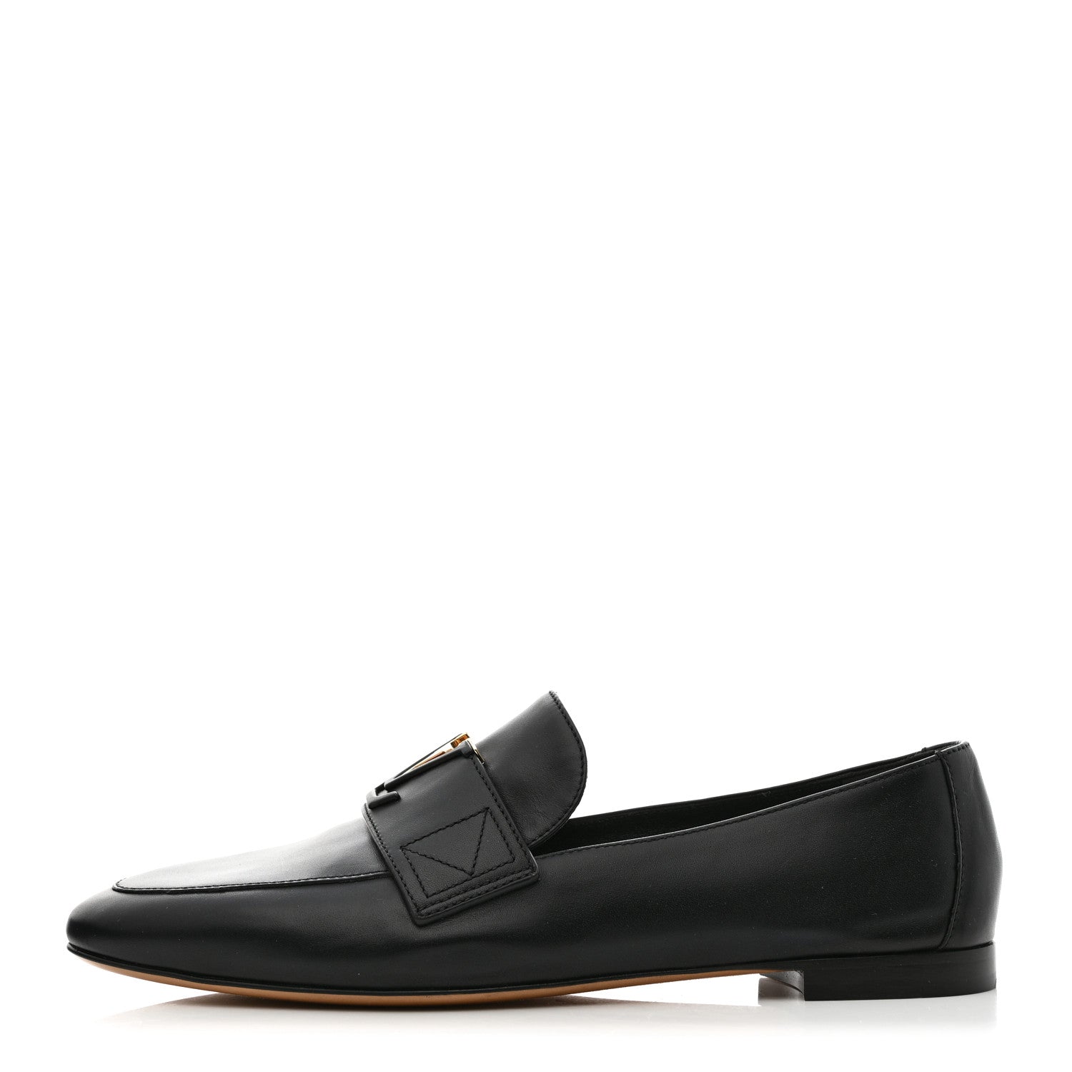 Louis Vuitton Smooth Calfskin Capri Loafers 40 Black 1 of 9