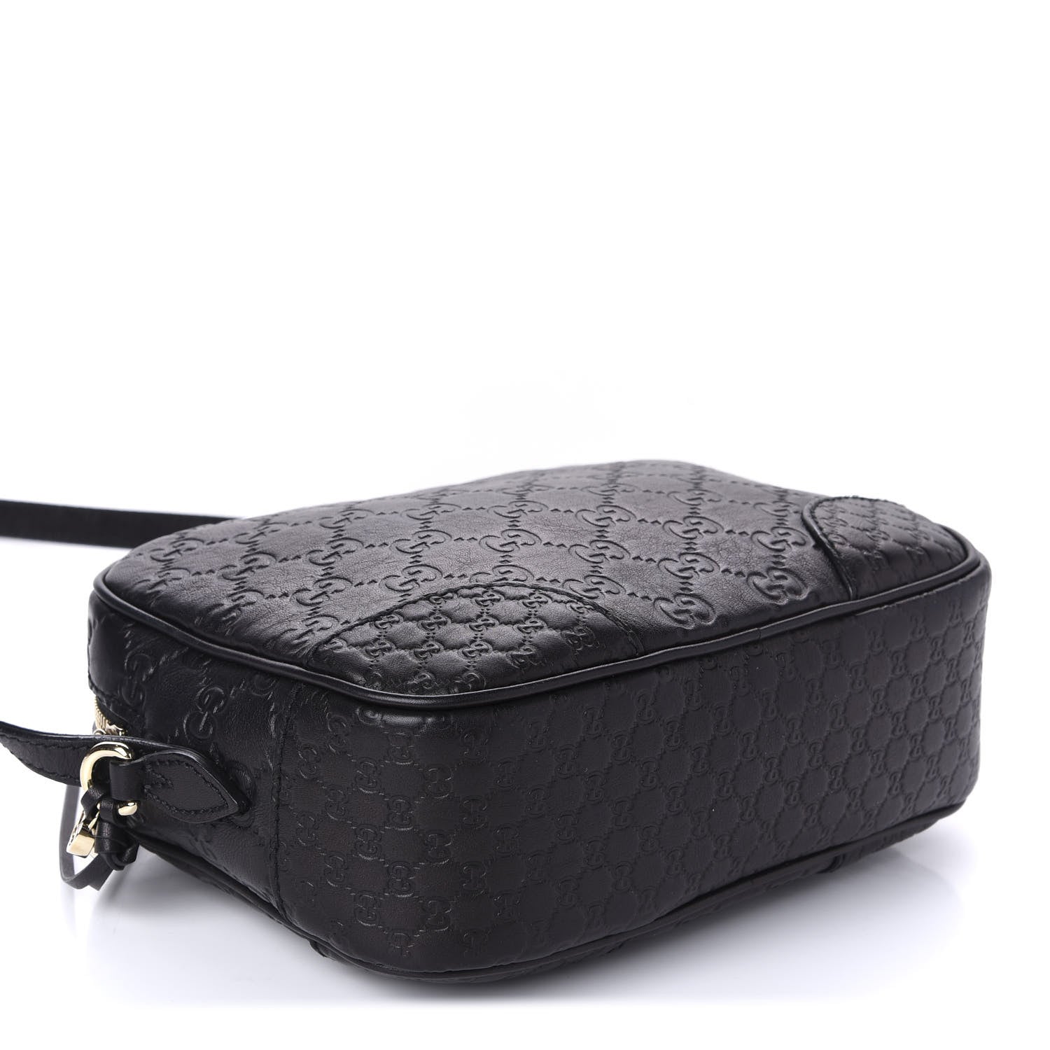 Gucci Guccissima Mini Bree Messenger Bag Black 4 of 10