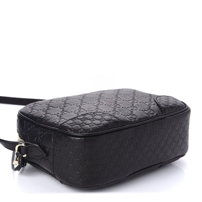 Gucci Guccissima Mini Bree Messenger Bag Black 4 of 10