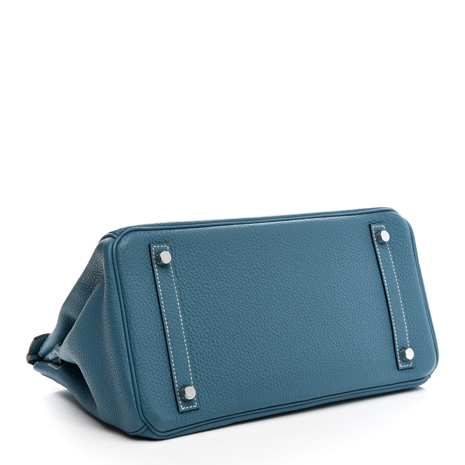 Hermes Togo Birkin 30 Blue Jean 4 of 10