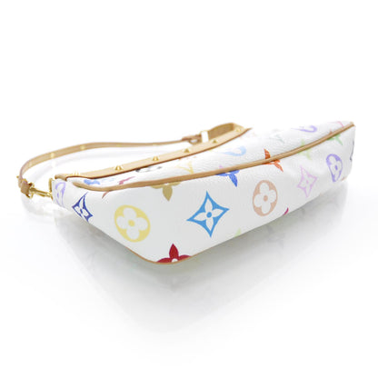 Louis Vuitton Monogram Multicolor Pochette Accessories White 4 of 8