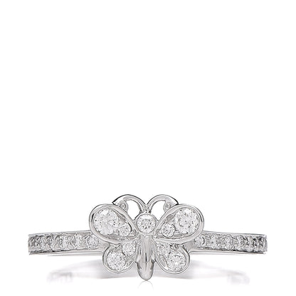 Tiffany Platinum Diamond Enchant Butterfly Ring 53 6.5 1 of 6