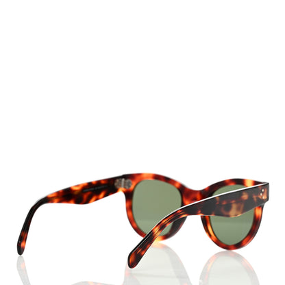 Celine Acetate Studded Mineral Round Sunglasses CL40031 Tortoise 4 of 7