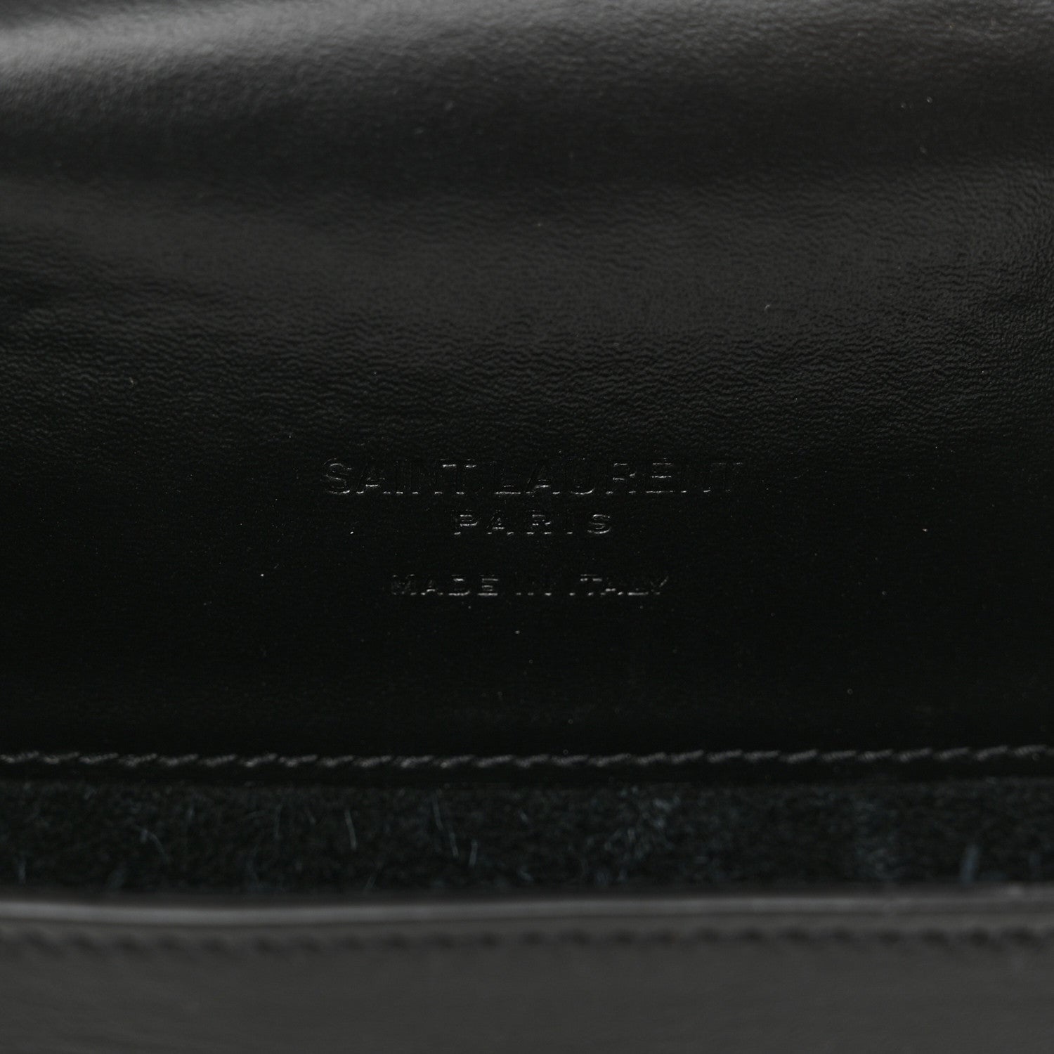 Saint Laurent Calfskin Phone Holder Crossbody Black 6 of 11
