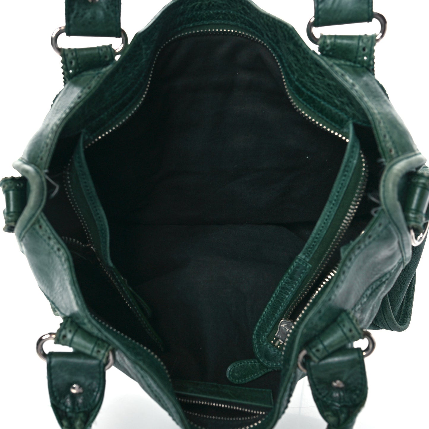 Agneau Giant Brogues Hardware City Evergreen