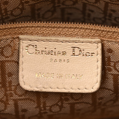 Christian Dior Lambskin Cannage Medium Lady Dior Beige 6 of 22