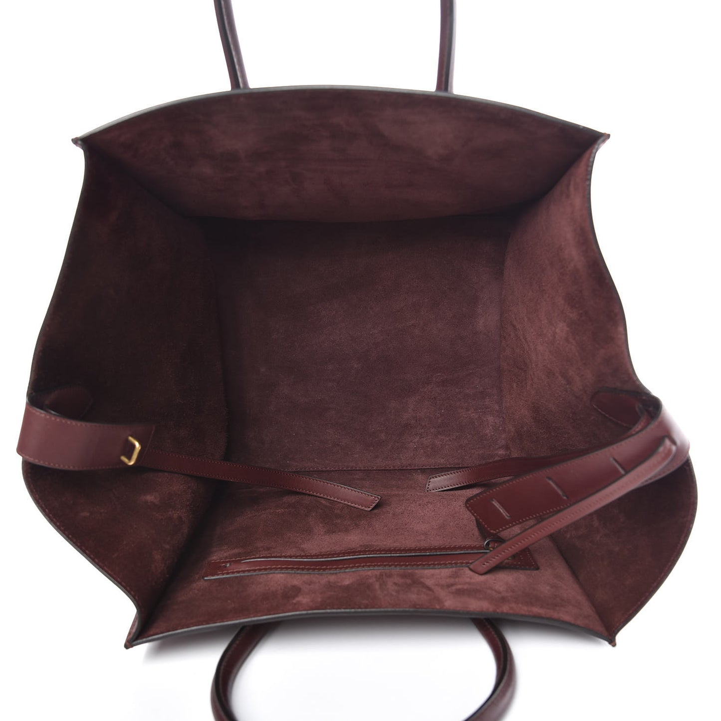 Supple Calfskin Medium Phantom Luggage Burgundy