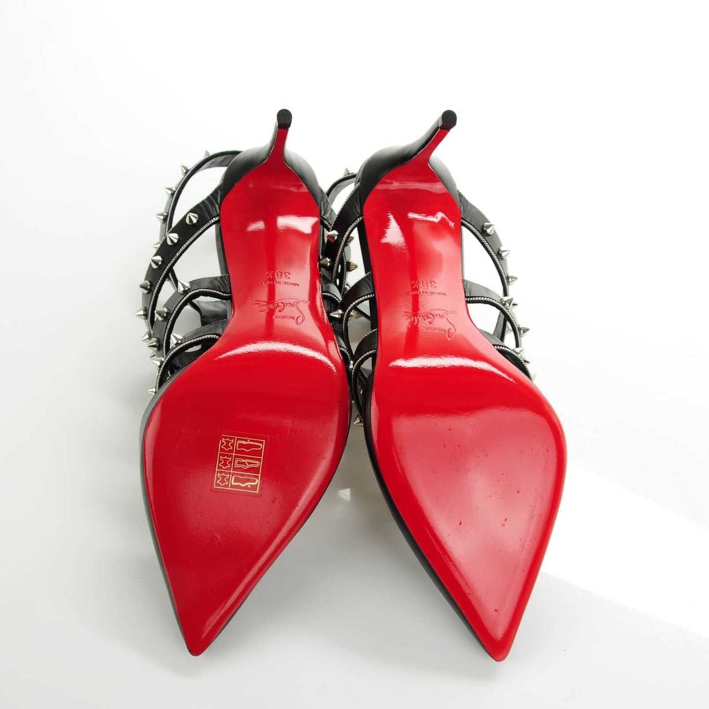 Kid Tchicaboum 85 Pumps 38.5 Black Silver