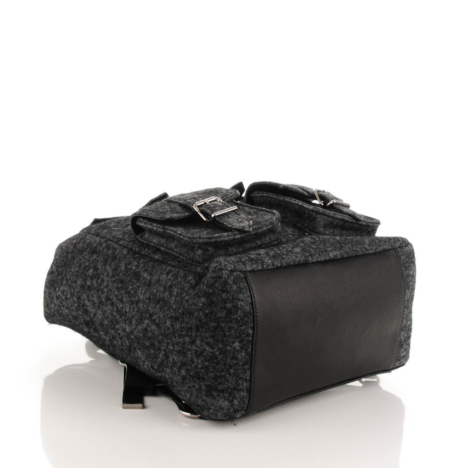 Proenza Schouler Melange Felt Buffalo PS1 Backpack Charcoal 4 of 6