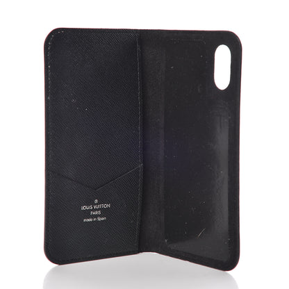 Louis Vuitton Monogram Eclipse iPhone X Folio Case 5 of 6