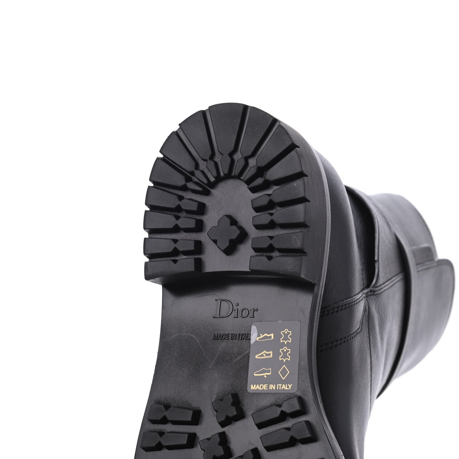 Christian Dior Calfskin Empreinte Ankle Boot 37 Black 18 of 19