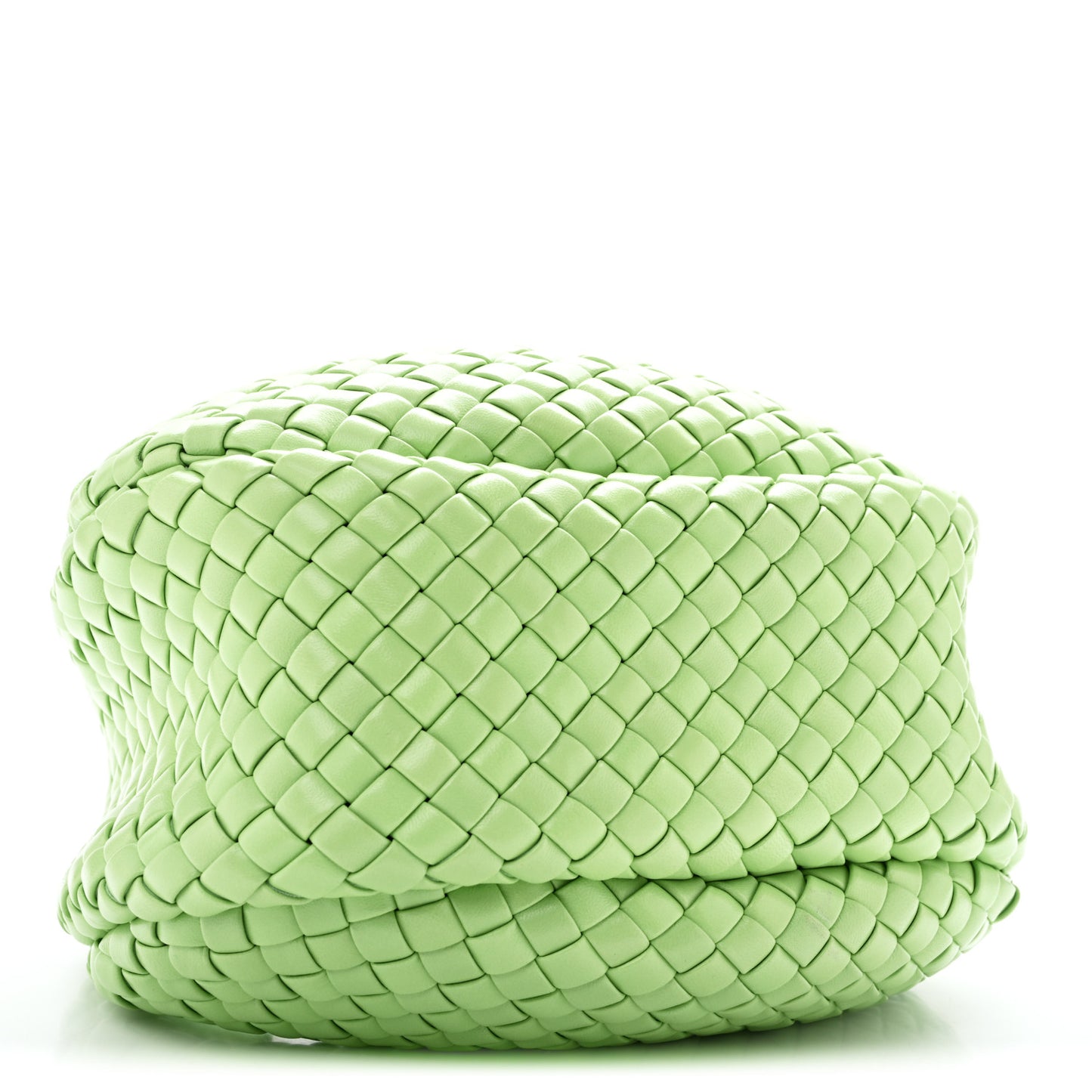 Lambskin Intrecciato Padded Mini Jodie Pistachio