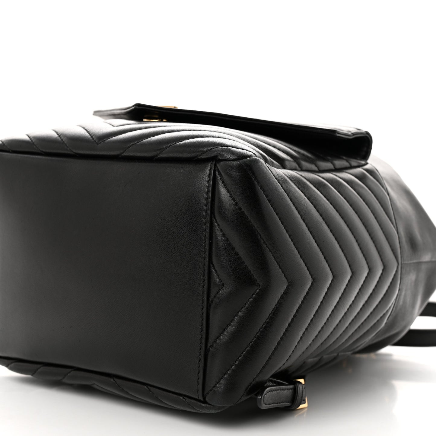 Lambskin Matelasse Monogram Joe Backpack Black