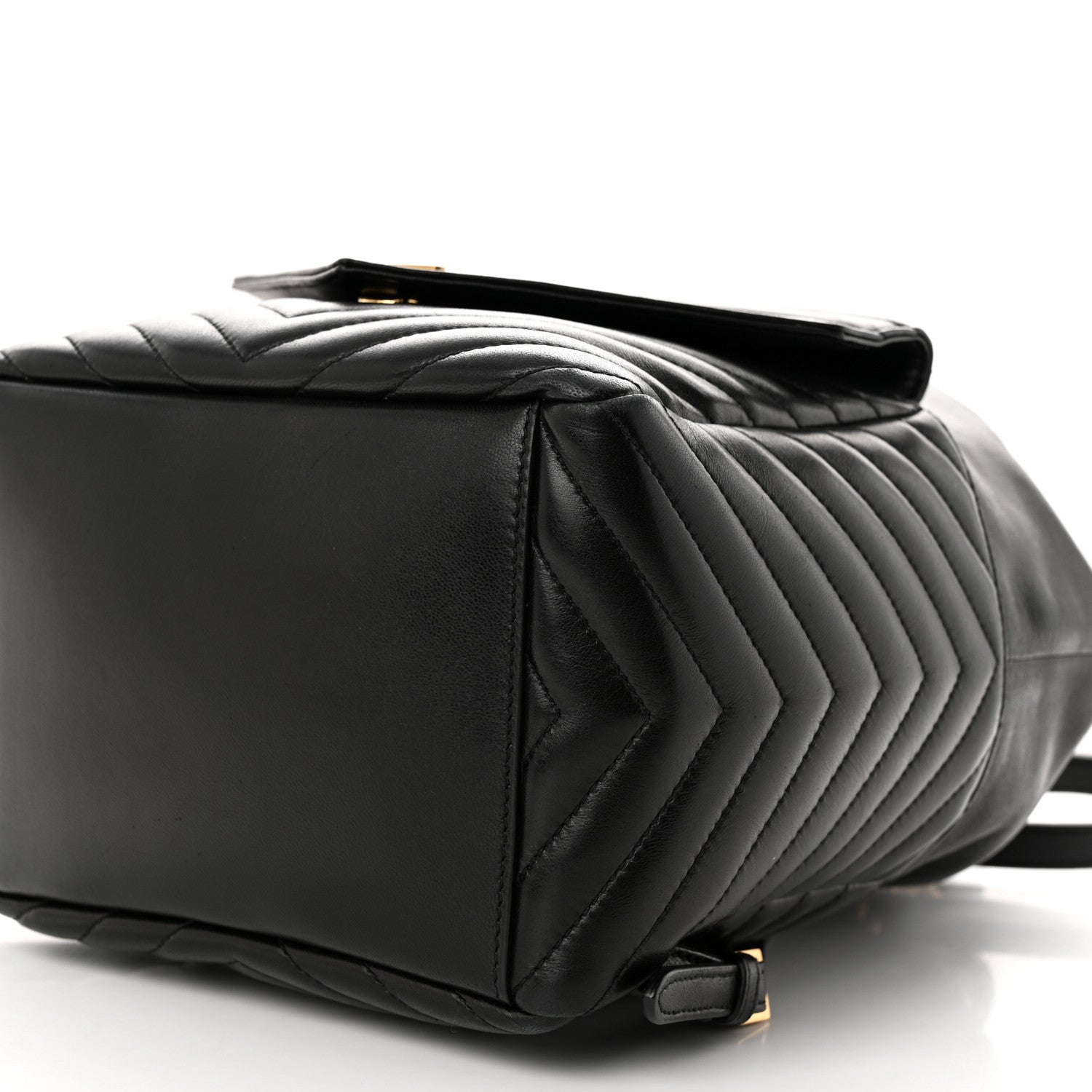 Saint Laurent Lambskin Matelasse Monogram Joe Backpack Black 10 of 11