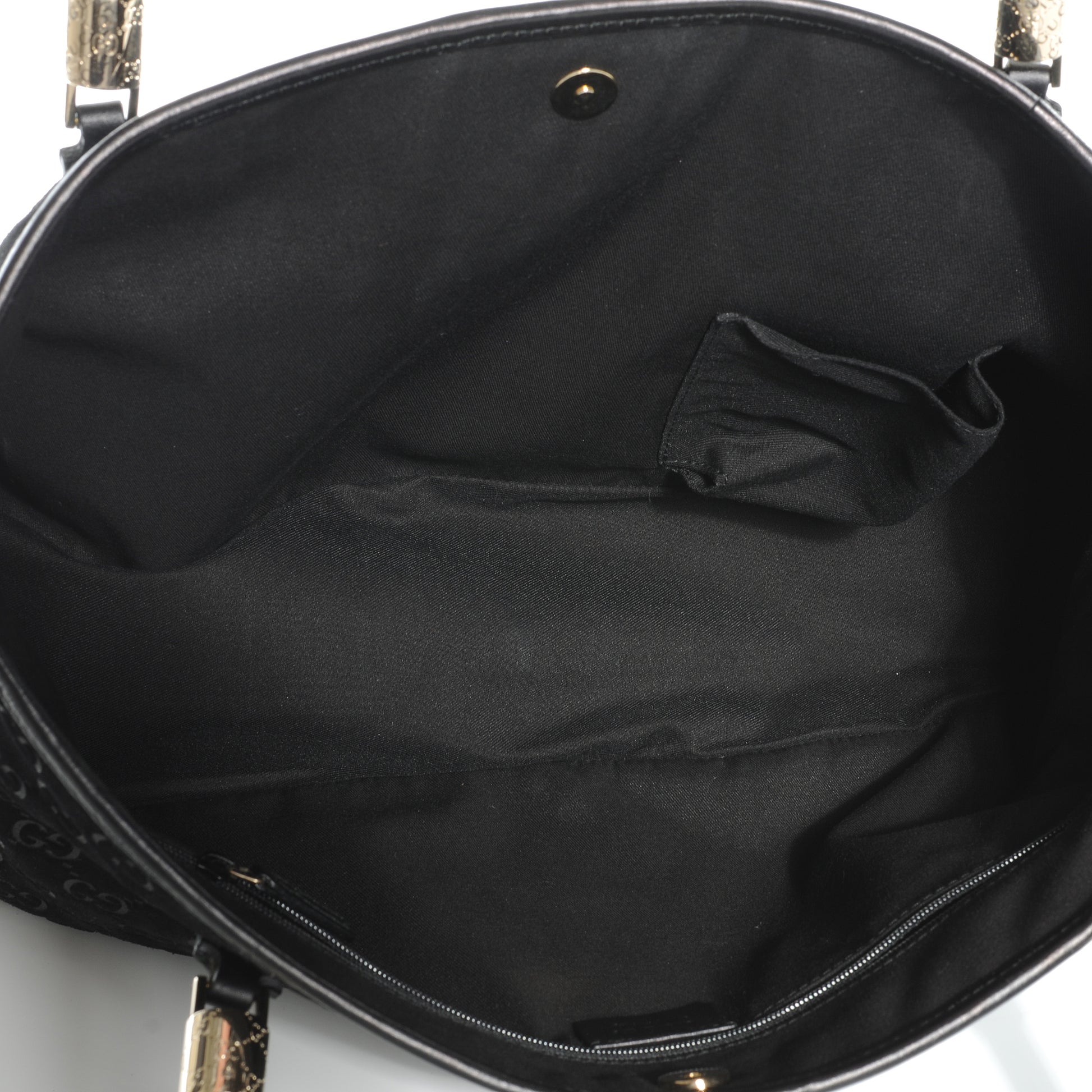 Gucci Guccissima Suede Tote Black 8 of 8