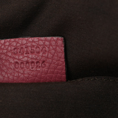 Gucci Calfskin Mini Dome Bag Burgundy 7 of 11