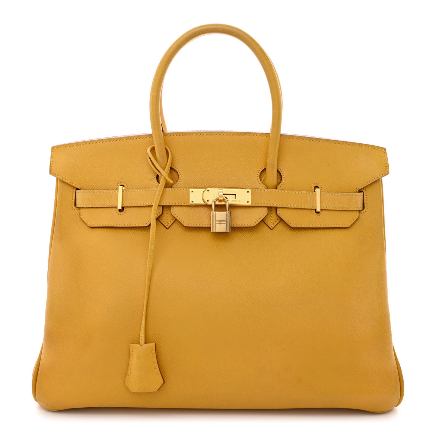 Epsom Birkin 35 Jaune