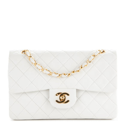 Chanel Lambskin Quilted Small Double Flap White 1 of 7