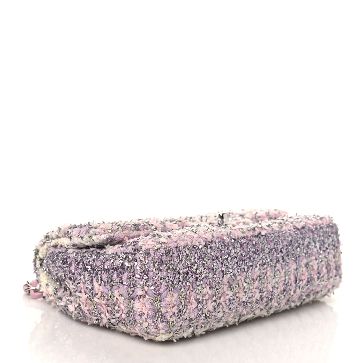Chanel Tweed Medium Single Flap Pink 4 of 10