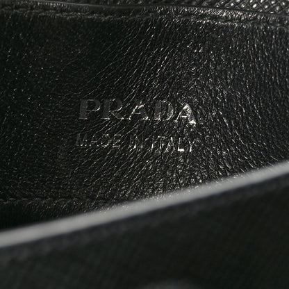 Prada Saffiano Cuir Medium Double Handle Tote Black 6 of 8