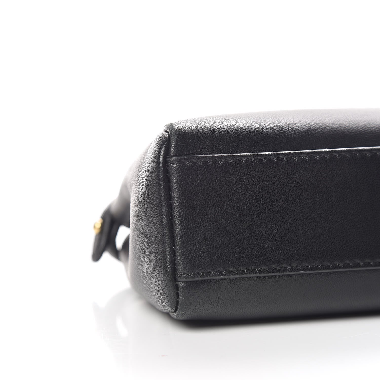 Fendi Nappa Micro Peekaboo Iconic Satchel Black 10 of 11