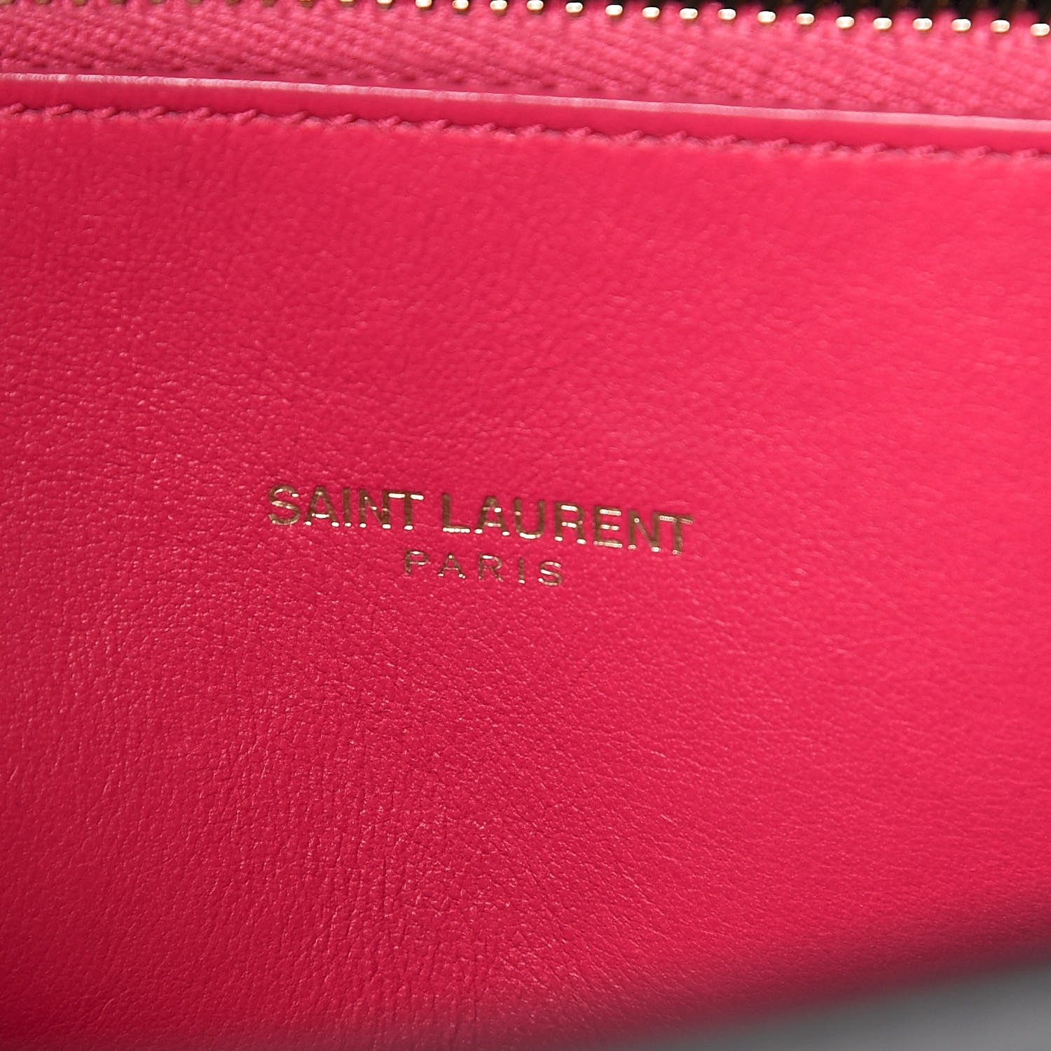 Saint Laurent Calfskin Small Sac De Jour Black Fuchsia 9 of 15