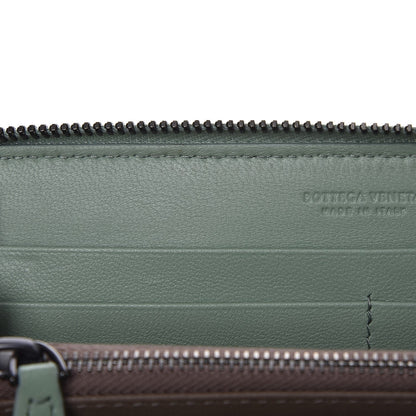 Bottega Veneta Nappa Intrecciato Zip Around Wallet New Sage 8 of 10
