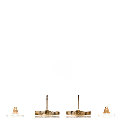 Chanel Crystal CC Earrings Gold 3 of 5