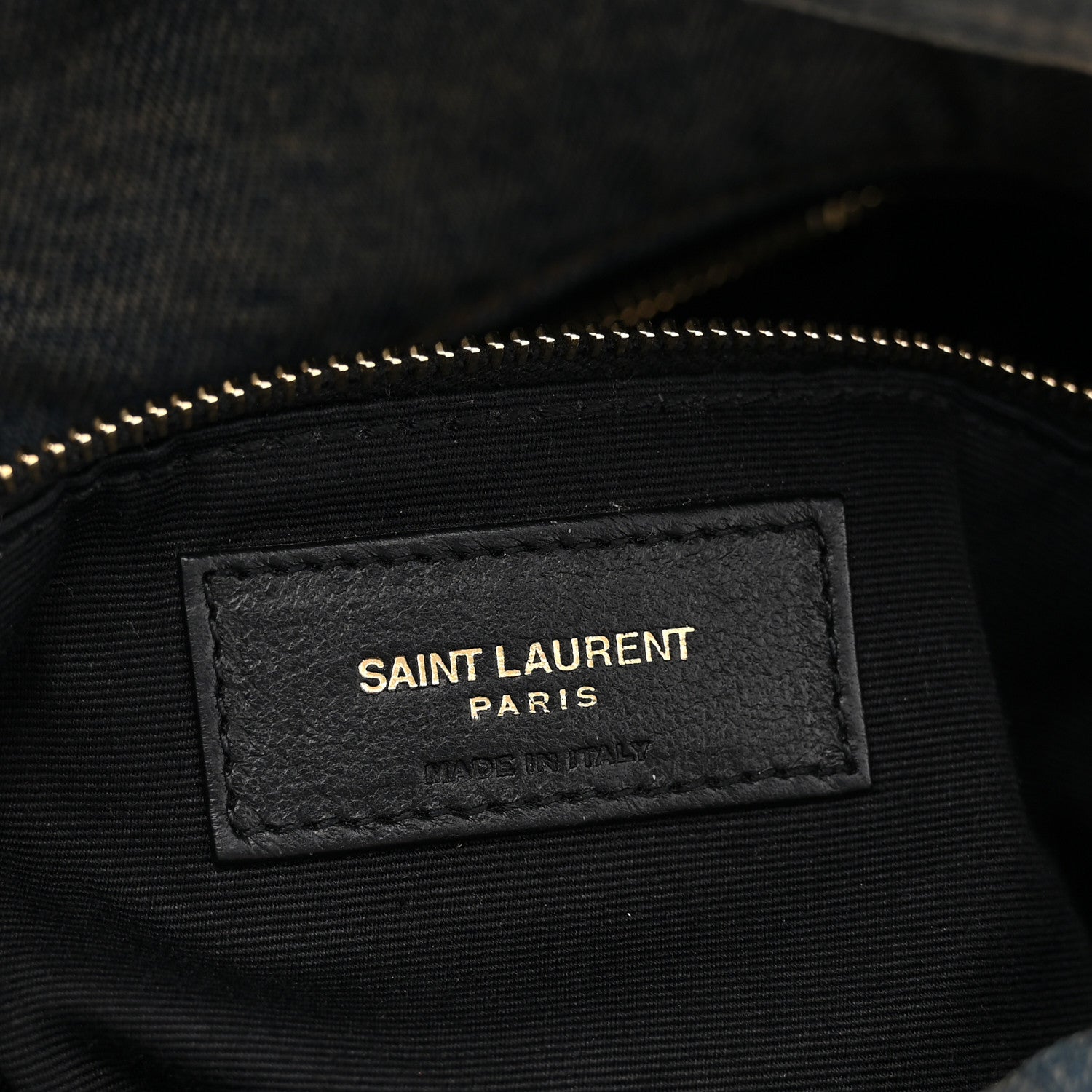 Saint Laurent Denim Quilted Medium Loulou Puffer Monogram Chain Satchel Blue Cinnamon 6 of 10