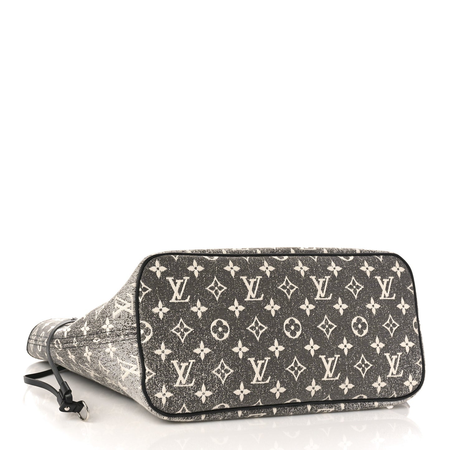 Denim Monogram Jacquard Neverfull MM Grey