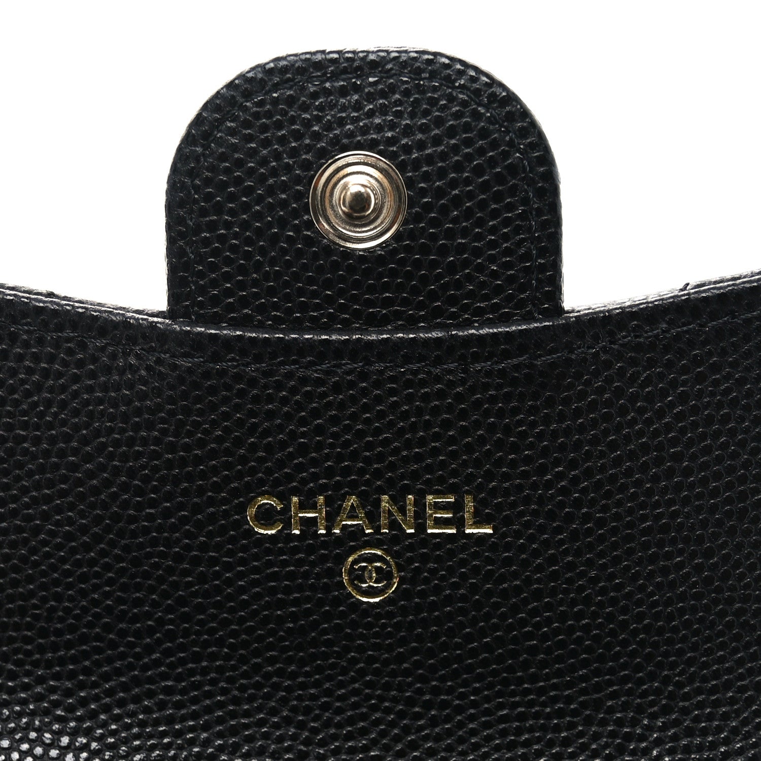 Chanel Caviar Quilted Flap Card Holder On Chain Black 5 of 10
