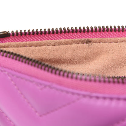 Gucci Calfskin Matelasse Mini GG Marmont Chain Bag Candy Mousse 11 of 11